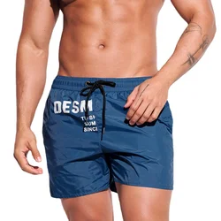 2023 Desmiit Swimwear Men's Swimming Shorts Trunk 2023 Fast Dry Men's Beach Shorts Board Surf Bathing Suit Sport Wear with Liner