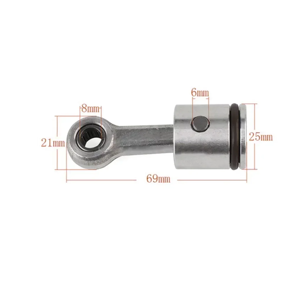 Electric Hammer Piston Rod 1 Set 26 Type 70mm Length Accessories Metal Power Tool Practical Replacement Silver