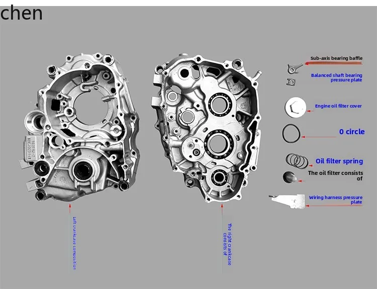 

HXL Engine Crankcase Set Balance Shaft Bearing Auto Parts