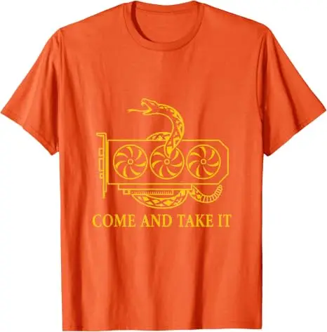 Come and Take It Gpu Ai Humor Lustiges Schlangen-T-Shirt Y2k Herrenmode Sarkastisches Spruch-T-Shirt Personalisierte Streetwear-Kleidung Neuheit – Detail 6