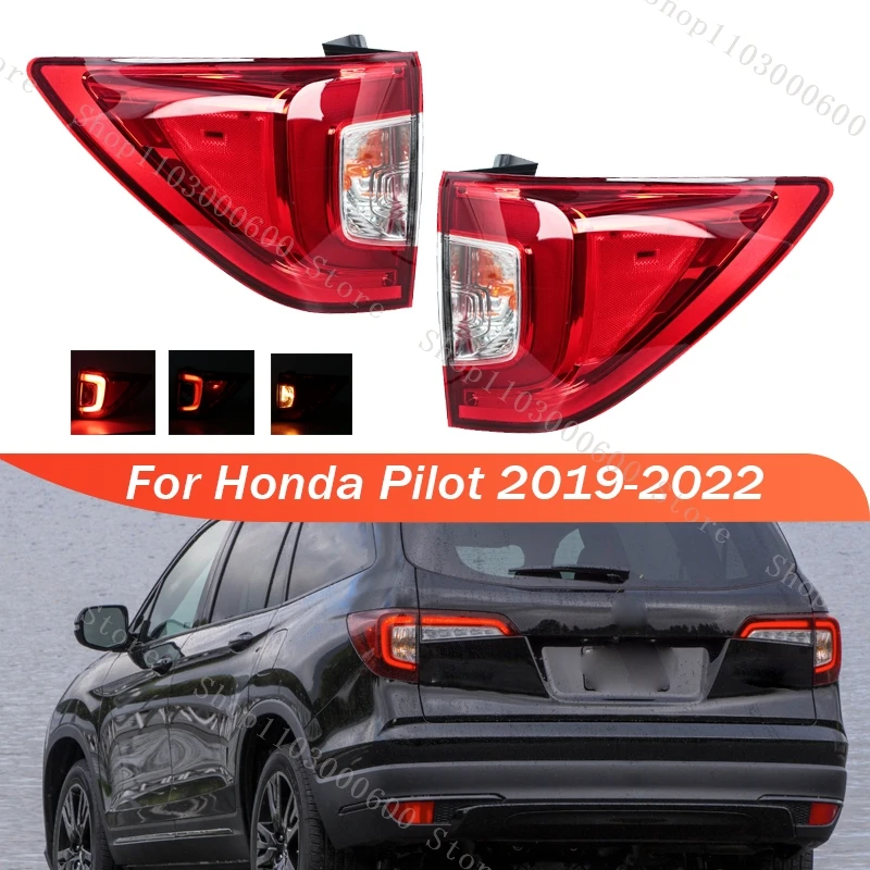 

Для Honda Pilot 2019-2022 задний фонарь автомобиля, фонарь заднего хода, стоп-сигнал стояночного тормоза, задний фонарь 33550TG7A11 33500TG7A11