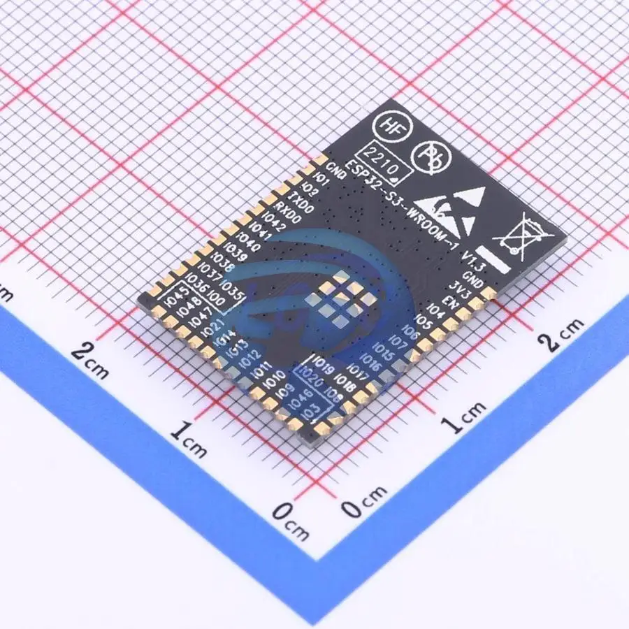 ESP32-S3-WROOM-1-N8R2 Chip 2.4GHz SMD,18x25.5mm, módulos WiFi, original, em estoque