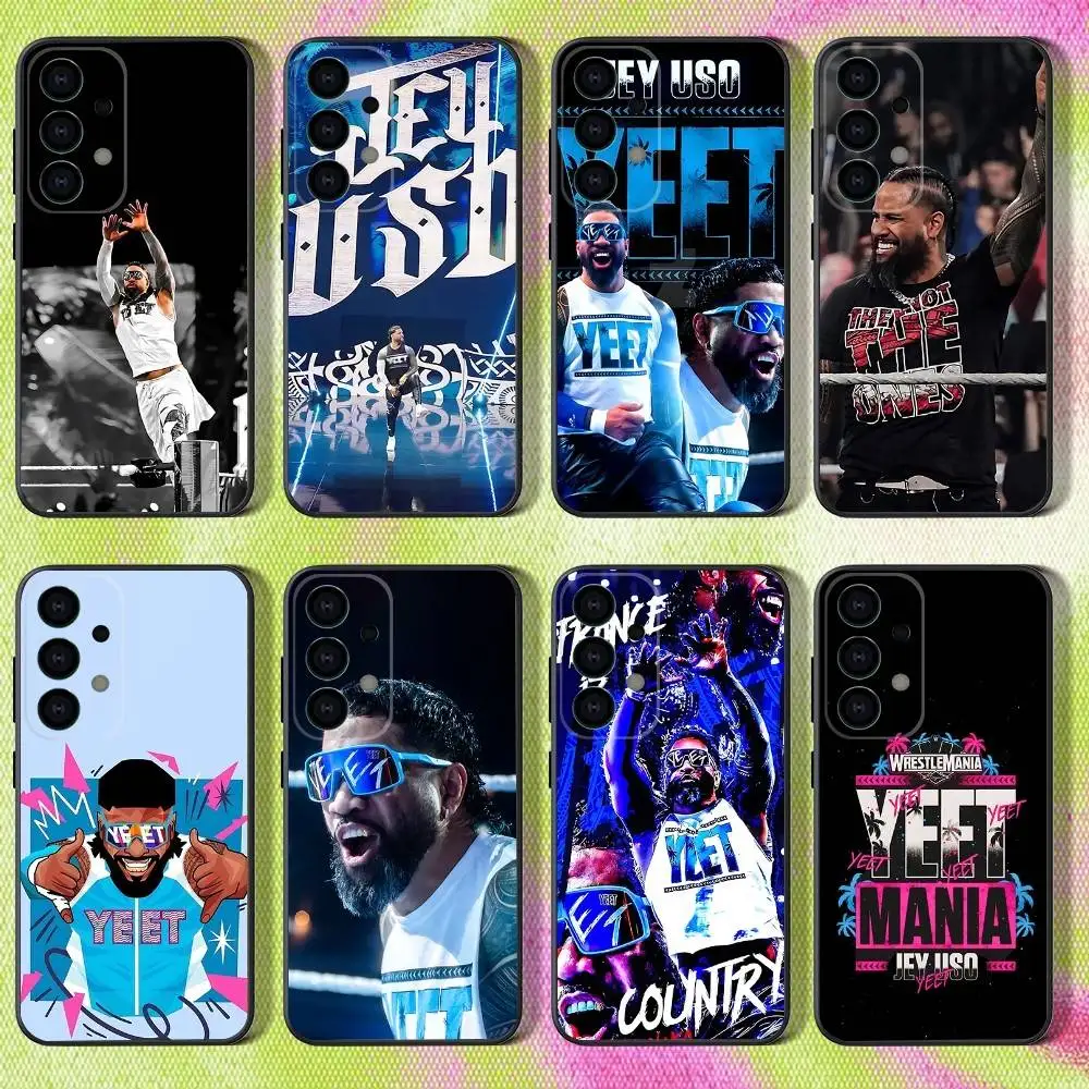 Чехол для телефона J-Jey Uso YEET для Samsung S25, S24, S21, S22, S23, S30, Ultra, S20, Plus, Fe, Lite, Note, 10,9,5G, черный чехол