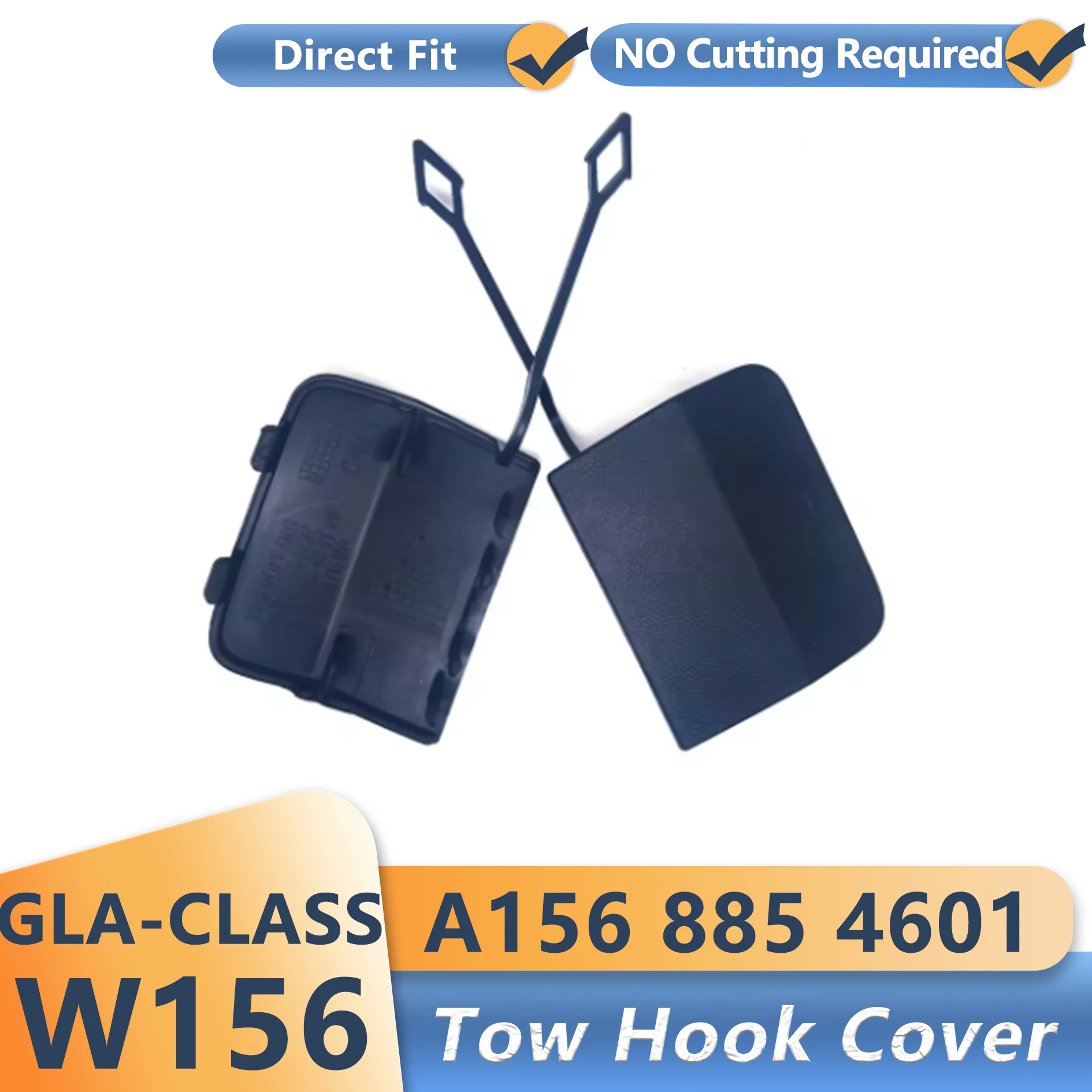 A1568854601 Fit 17-20 GLA X156 Facelift AMG Line 180 200 250 45 Rear Hook Tow Cover