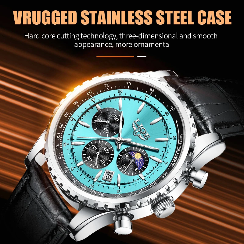 LIGE Top Brand Luxury New Men - đánh giá và giá Smartwatch Watches Brands For Men