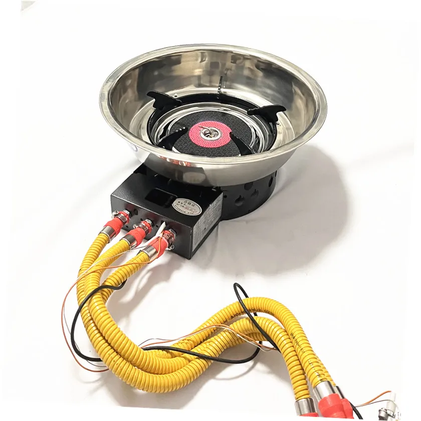Commercial gas-fired boiler liquefied gas sunken embedded hot pot restaurant special gas stove infrared hot pot stove
