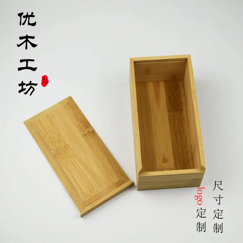 Bamboo Tea Figue Storage Box, Handicraft Article, Gift Packing, Luxury Goods