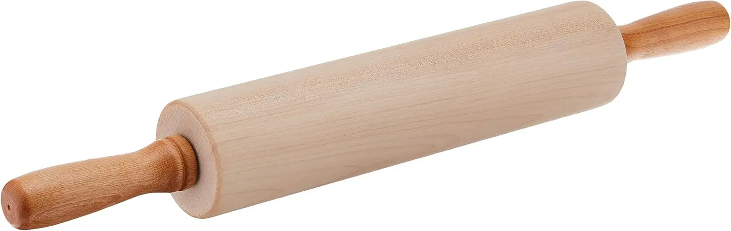

12-Inch-by-2-3/4-Inch Maple Wood Medium Gourmet Rolling Pin