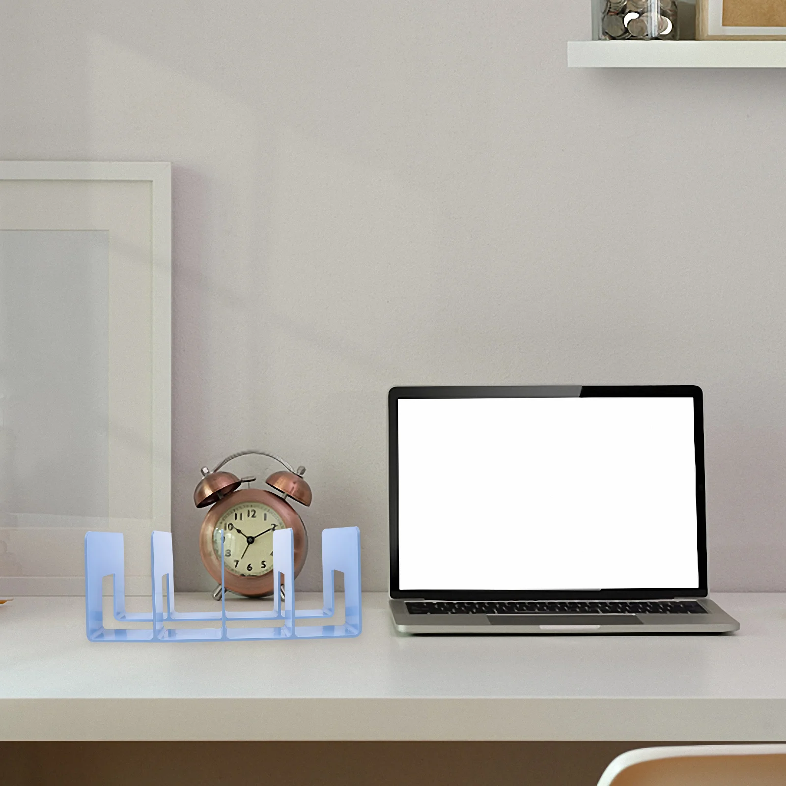 

Bookcase Stand Desk Bookshelf Convenient Holder Multi-function Organizer Student