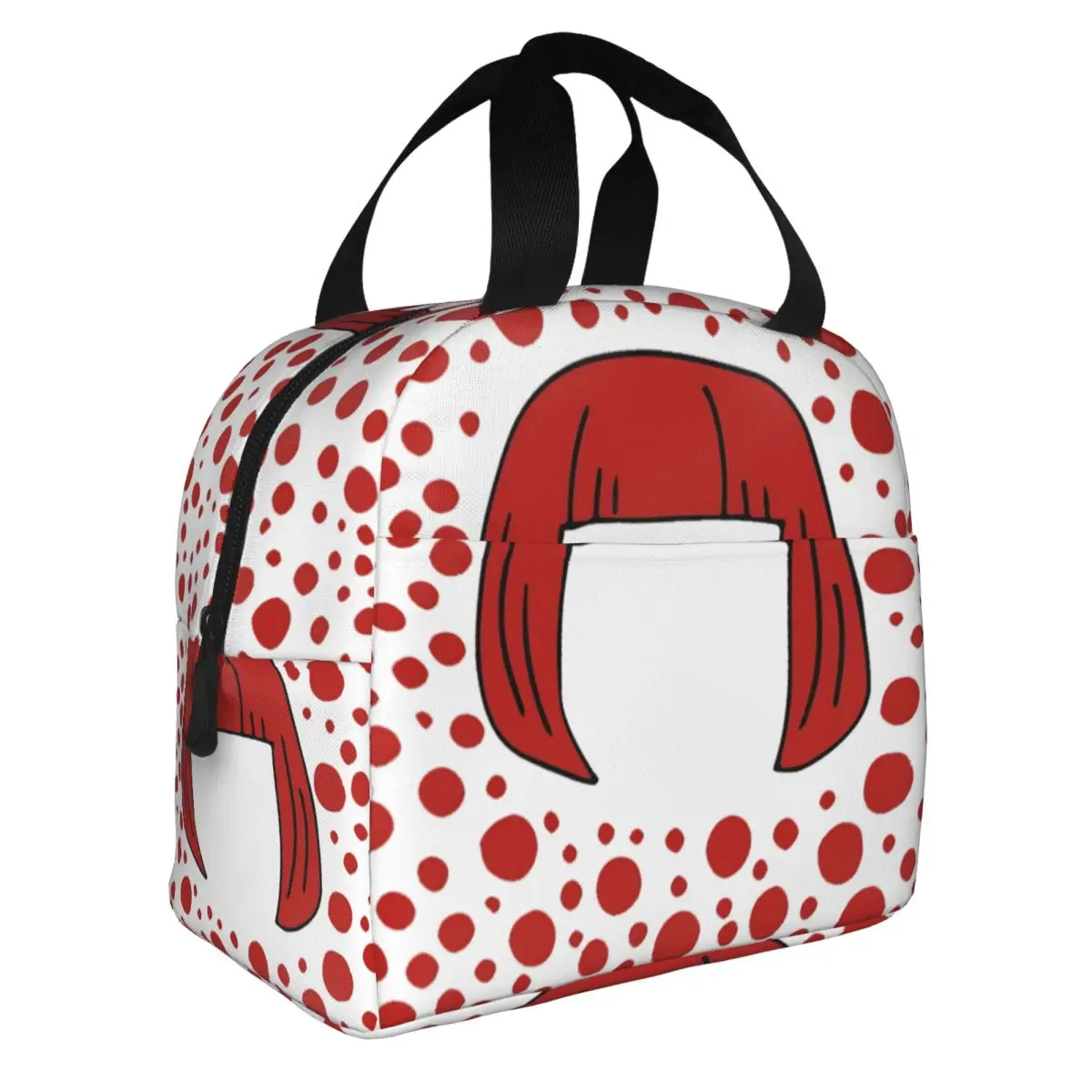 Yayoi Kusama Abstract Pumpkin Resuable Lunch Box for Women Multifunction Cooler Thermal Food Insulated Lunch Bag For Travel Work