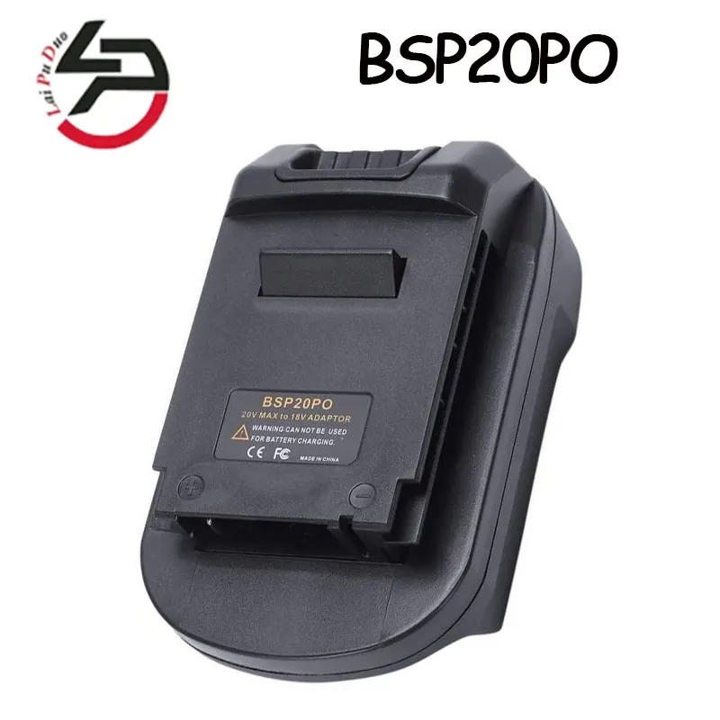 

BPS20PO Battery Adapter Replace for Porter Cable 20V Max Lithium Battery to Porter-Cable 18V NiCad NiMh Lithium Tools