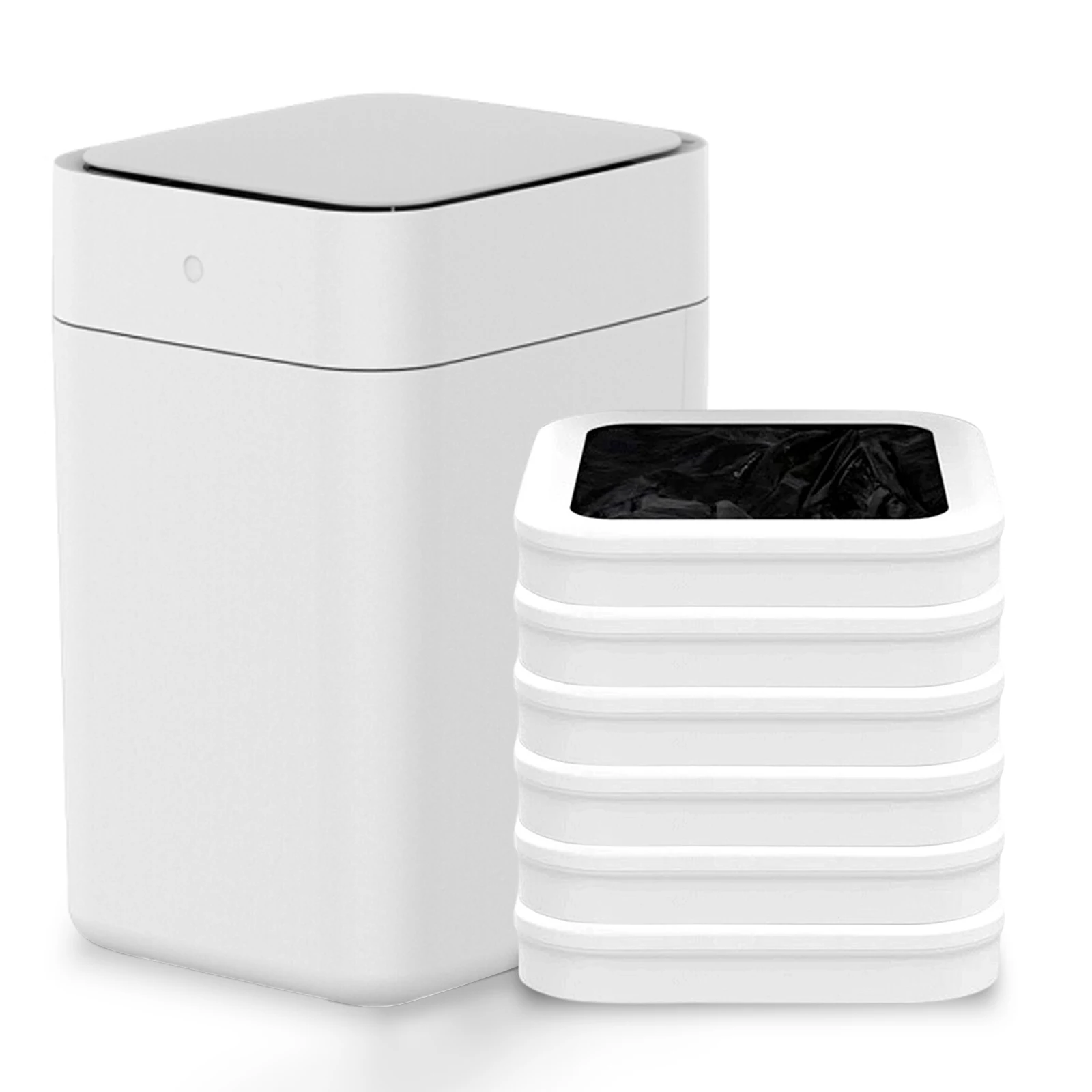 

6 Pack Auto Packing and Changing Bags for Self Sealing Smart Trash Can Supports Approximately 180 Uses for T1/T1S/T Air