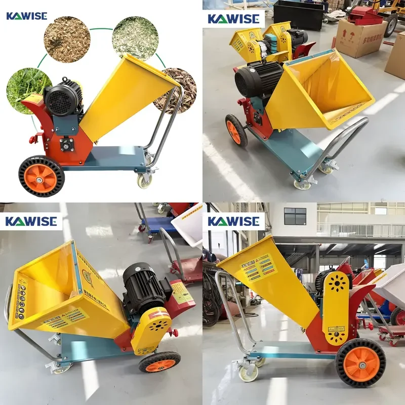 Portable Mobile Crusher for Straw, Branches, and Biomass, Easy On-Site Operation