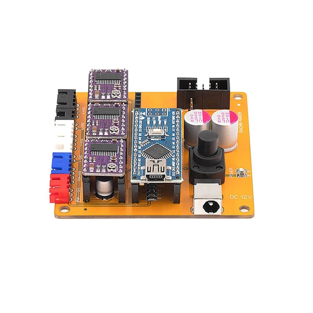 GRBL1.1 Firmware Version 3-axis Circuit Motor Control Board Suitable for Small Laser Engraving Machines and Writing Machines