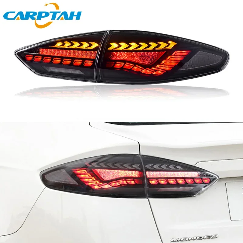 Car LED 12V Taillights For Ford Mondeo 2019 2020 2021 Rear Running Lamp Brake Reverse Turn Signal Waterproof Car Accessories