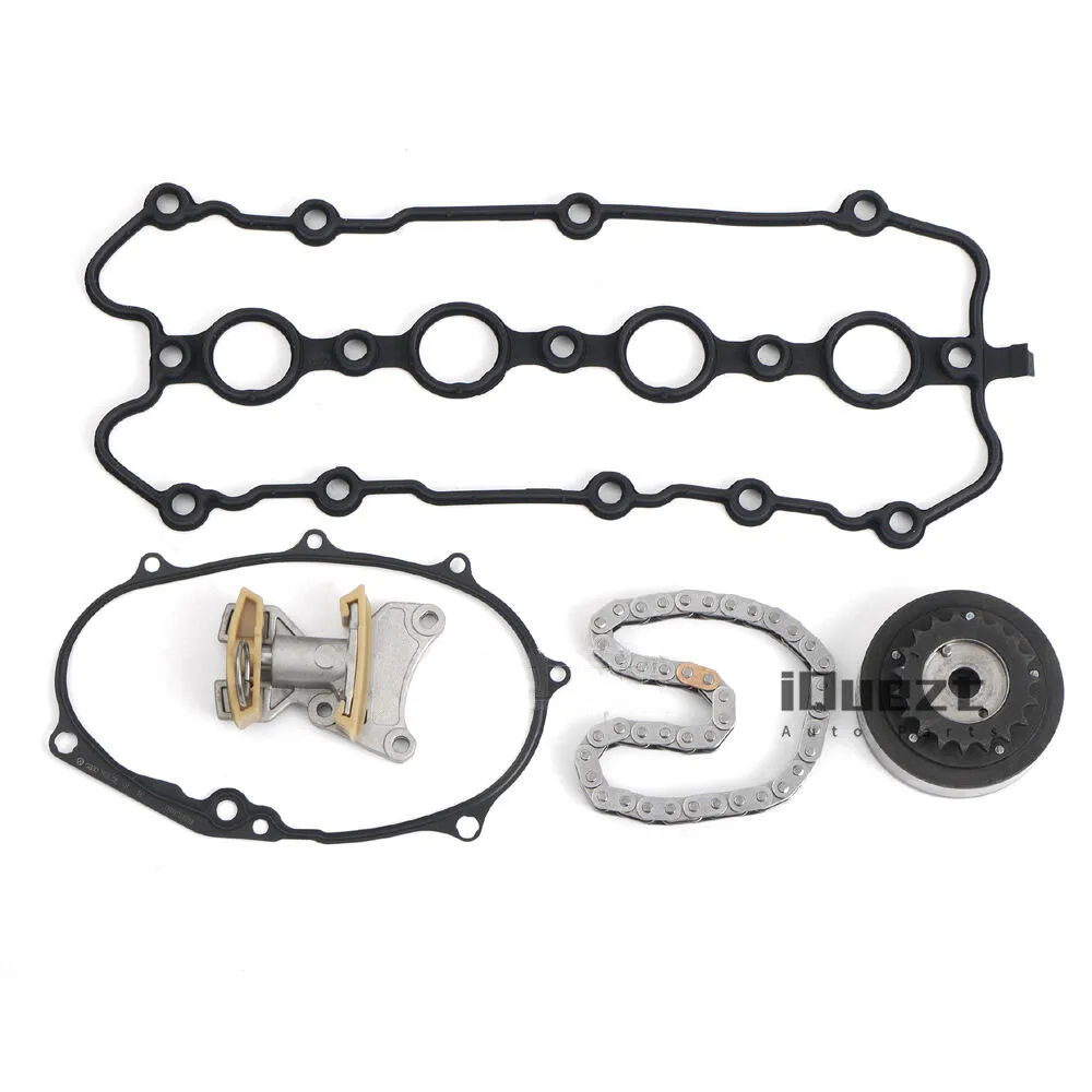 5Pcs Cam Timing Adjuster Chain Tensioner Gasket Kit for VW Passat GLI GTI 2.0T