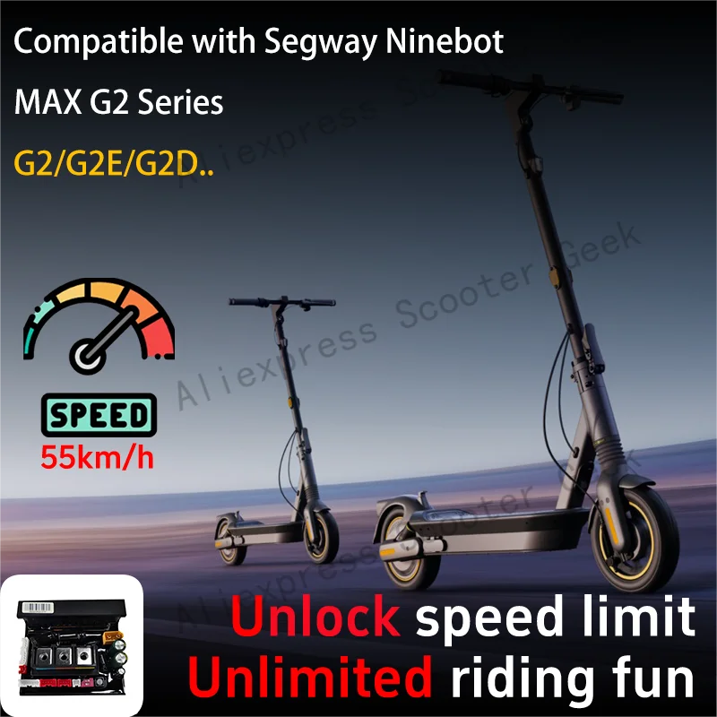 

MAX G2 55km/h 40km/h Custom Controller Unlimited Speed For Ninebot by Segway Max G2 G2E G2D Electric Scooter Motherboard Parts