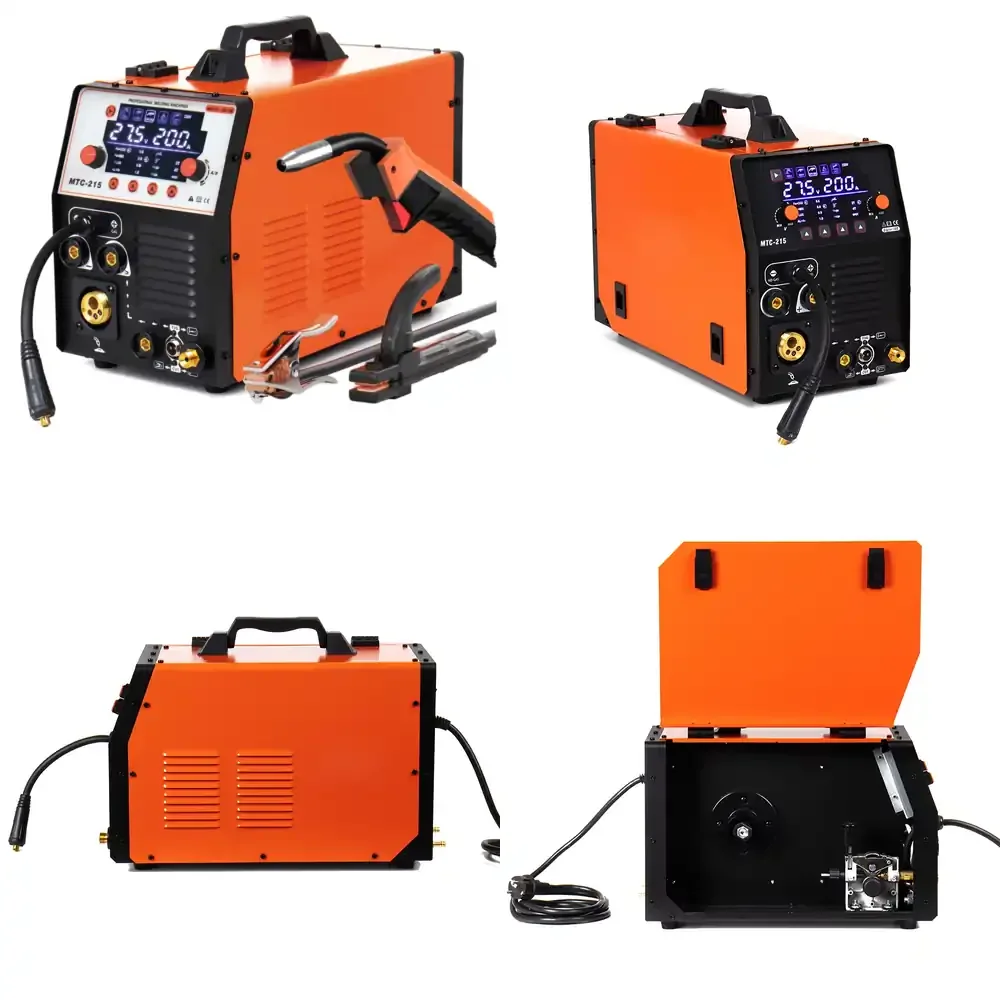 

Welding Machine 5 in 1 Gasless MIG Pulse MMA Lift TIG Stick Welder for Carbon Steel Stainless Steel 0.8mm 1.0mm Solid