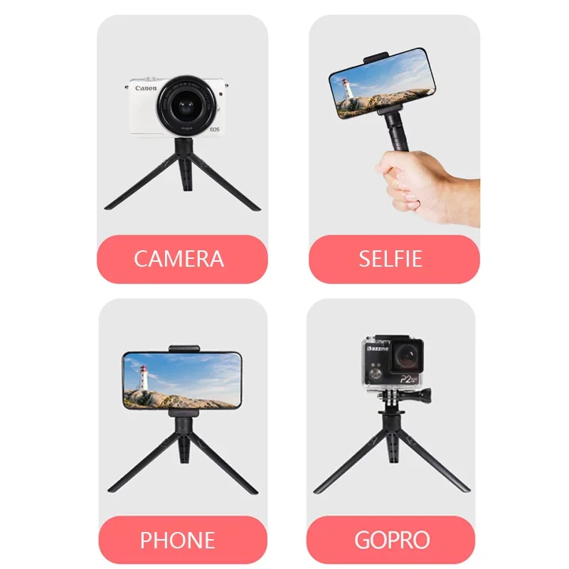 Table Tripod for Phone Minitride Tripie Mini Smartphone Tripod Desktop Tripode Go Pro Trifoot for Xiaomi Iphone 13 Pro Max