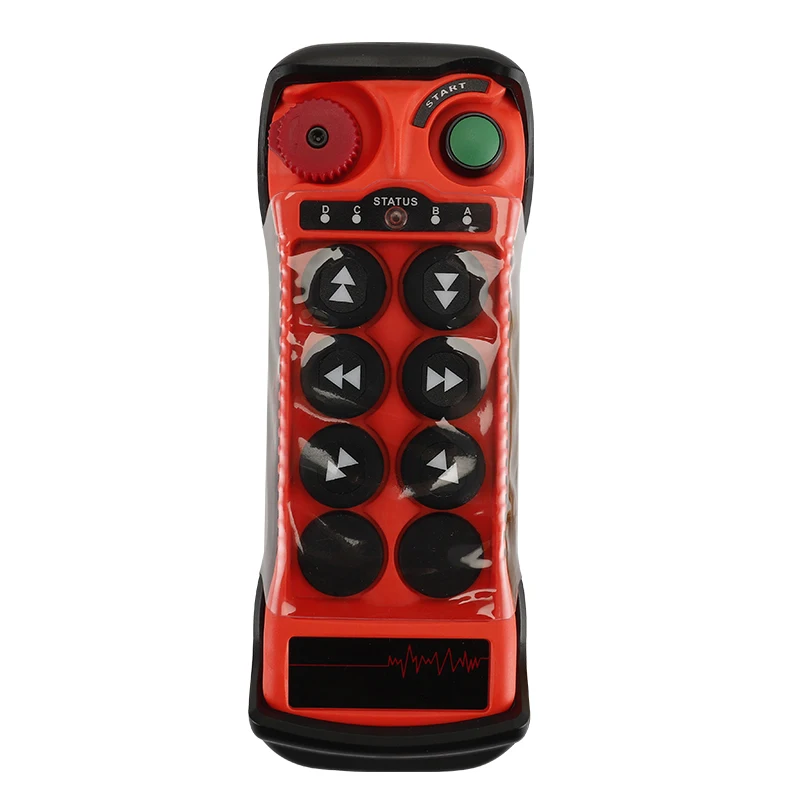 QA600 6 keys single speed Industrial Wireless Radio Crane Remote Control switches Hoist track Crane Lift Controller DC10-30V