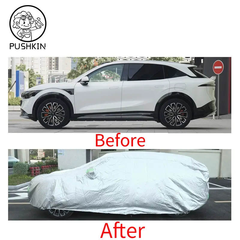 For ZEEKR 7X 2024 2025 2026 Anti-UV Sun Shade Snow Rain Resistant Windproof Cover All Weather Suitable