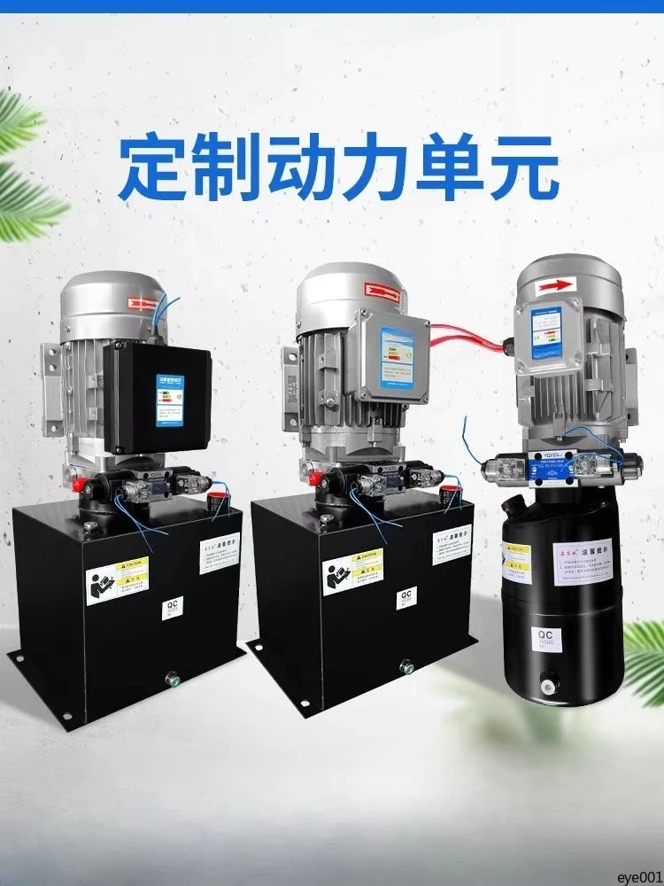 1pcs Hydraulic Power Unit 380V/220V – Mini Hydraulic Station with Double-Acting Cylinder for Home Use