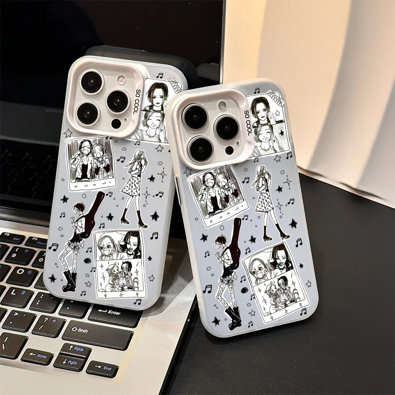 الموسيقى شخصيات كرتونية قضية الهاتف لسامسونج غالاكسي S25 S24 S23 الترا S22 S21 FE زائد A54 A53 A55 A33 A34 A35 A16 A15 غطاء