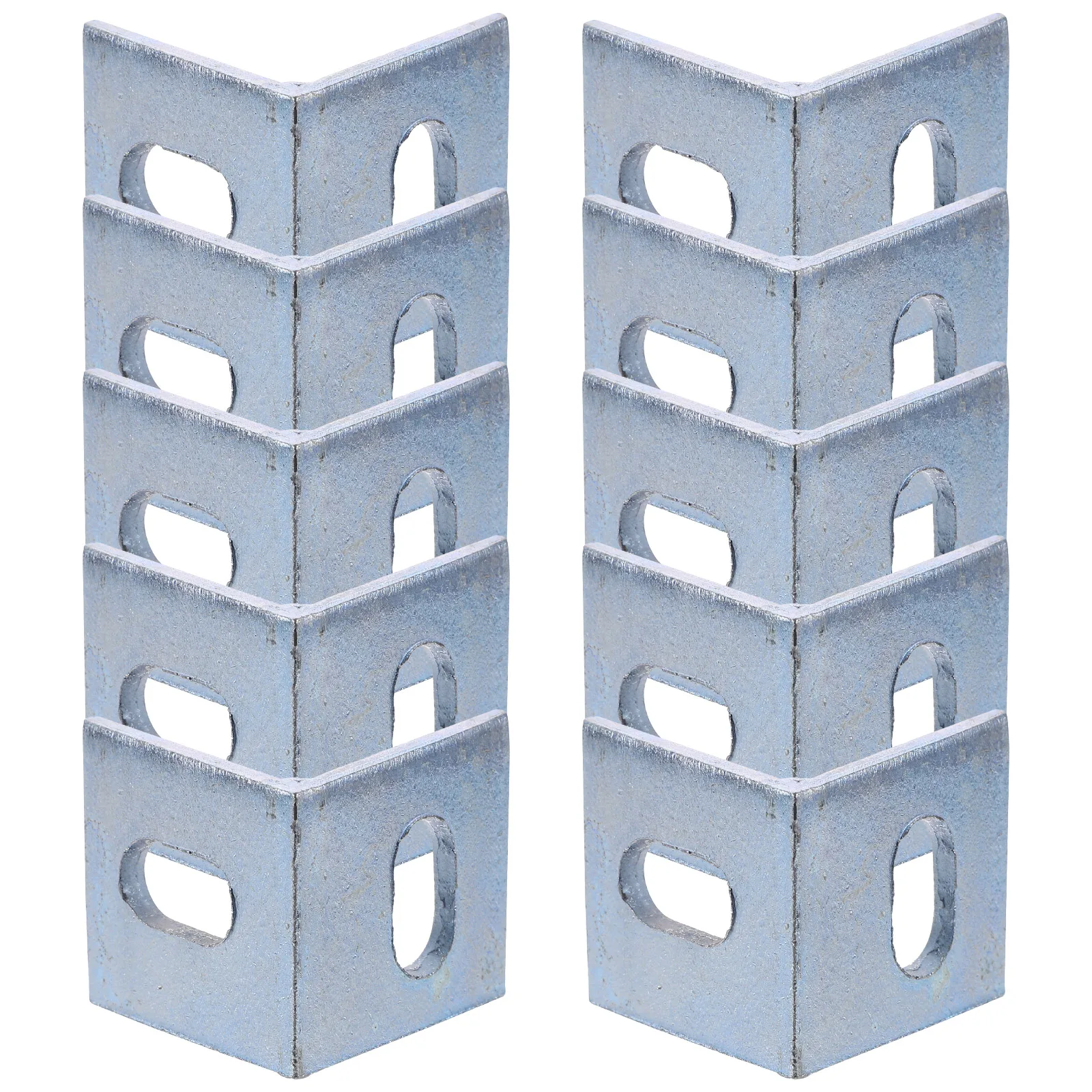 

10Pcs Corner Shelf Brackets L Shaped Metal Angle Brackets Durable 90 Degree Connectors for Wood Furniture 90 Degree Bracket