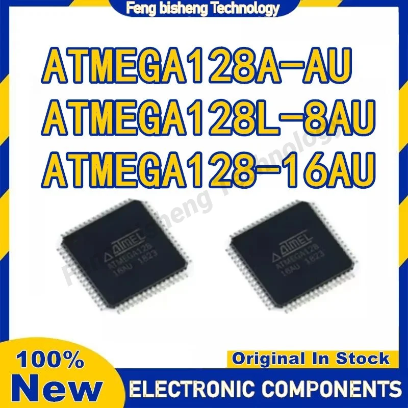 

ATMEGA128A-AU ATMEGA128-16AU ATMEGA128L-8AU ATMEGA128A ATMEGA128L ATMEGA128 ATMEGA IC MCU Chip TQFP-64