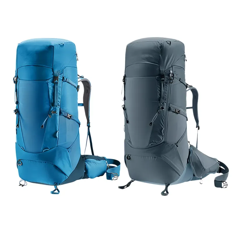Large Capacity Outdoor Hiking Backpack with Inner Frame and Breathable Mesh Back Support Adjustable Strap for Trekking
