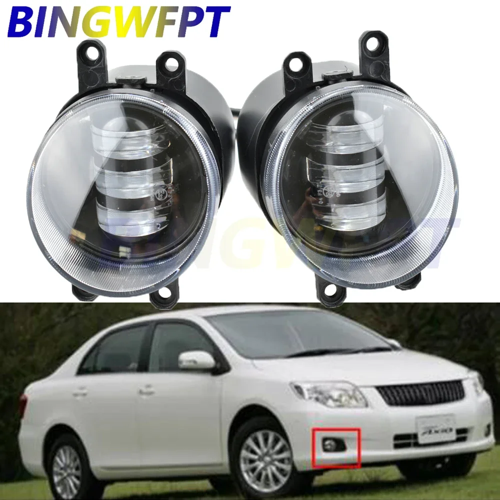 Car Driving LED FogLights Fog Lamps for Corolla Axio Fielder 2007 Angel Eye Fog Light Fog Lamp Car Fog Light Replacement