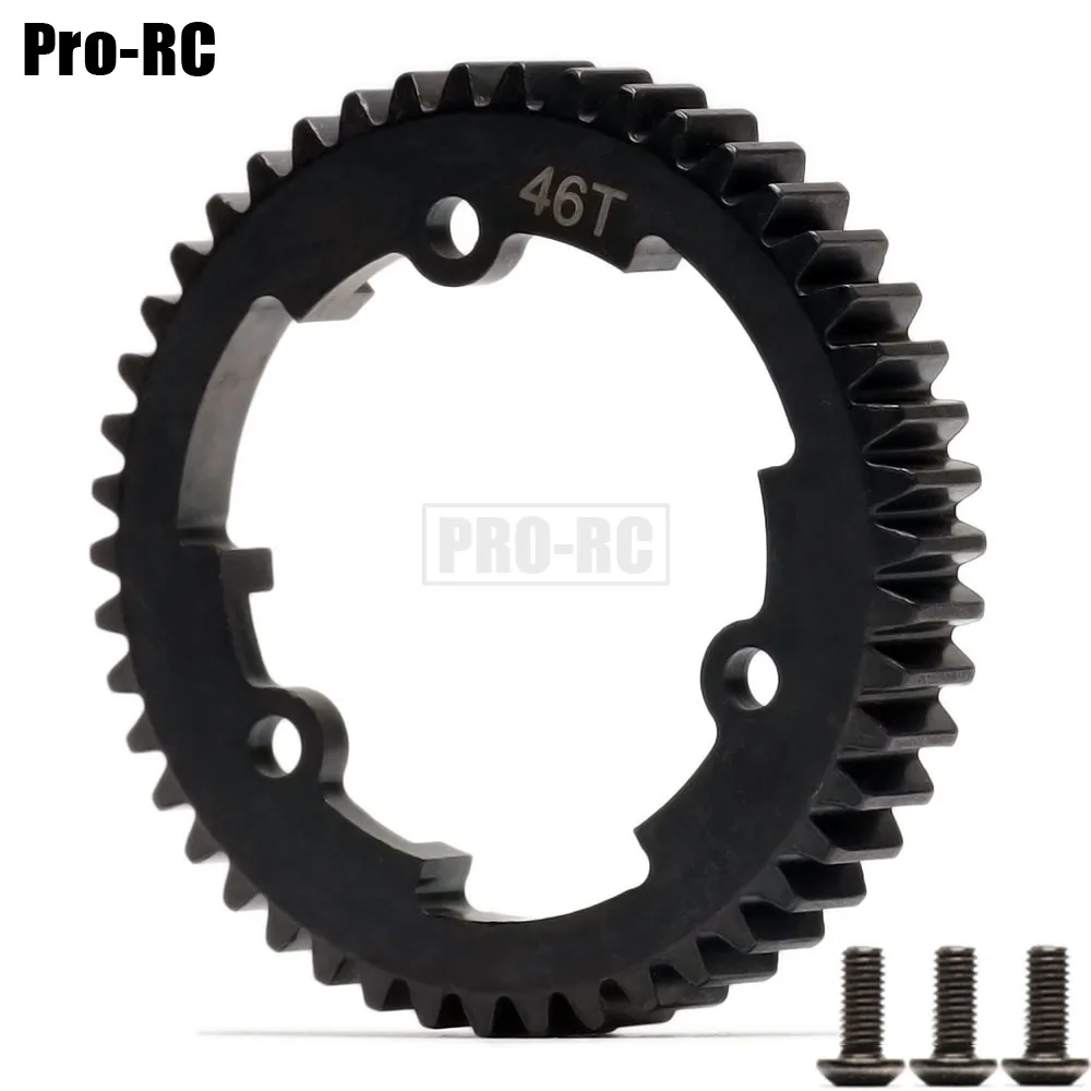 1Pcs 46T 1 Mod 45# HD Steel 6447 Spur Gear For Traxxas 1/10 E-Revo 2.0 Brushless VXL 1/5 X-Maxx XMaxx 1/7 XO-1