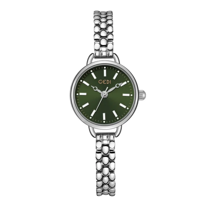 

Женская простая корейская версия высококачественных кварцевых часов с тонким ремнем из сплава, водонепроницаемый студенческий браслет высокого класса