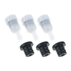 1 Set Fuel Tank Breather Vents Air Check Valve Bushings Kit for Most Chinese Chainsaw Brush Cutter 4500 5200 5800 45cc 58cc 52cc