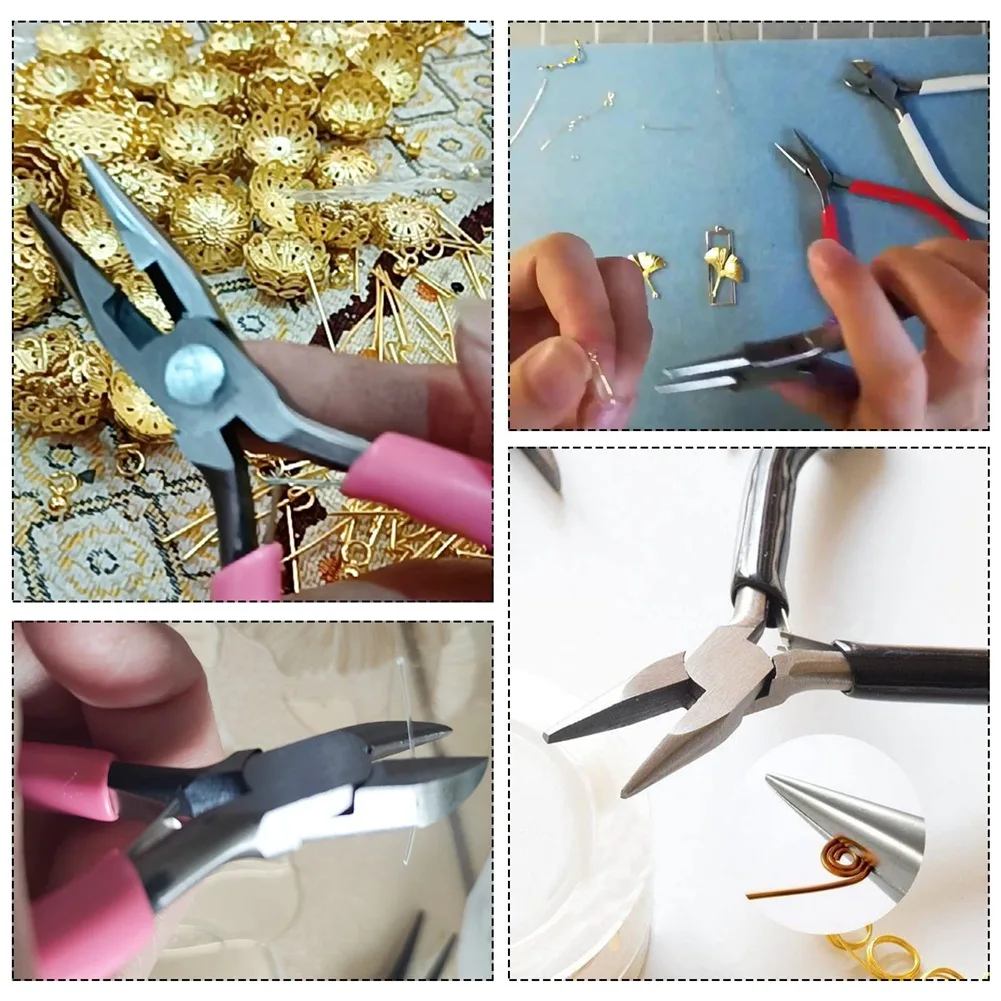 

Jewelry Pliers 6Pcs Pliers For Jewelry Making Professional Jewelry Pliers Set For DIY Beading Craft-[Jyqn A78G]