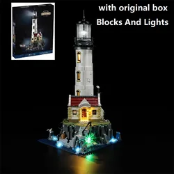 With Original Box Lighthouse 21335 Assembled Building Block Kit Children's Educational Toy Christmas birthday Gift