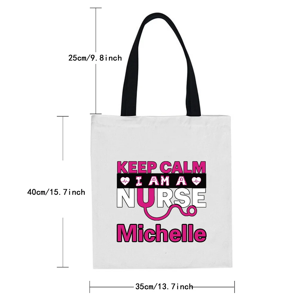 اسم مخصص واحد الكتف حقيبة قماش قنب موضة قابل للغسل Crossbody الحقيبة عالية الجودة تخزين حزمة أكياس التسوق القابلة للطي