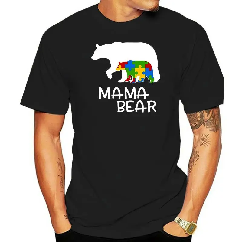 Mama Bear Autism Awareness Month April Be Different Unisex T-Shirt Birthday Gift Tee Shirt