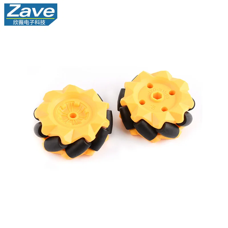 60mm Mecanum Wheel Omnidirectional Wheel Smart Robot Car Chassis with TT Motor N20G25