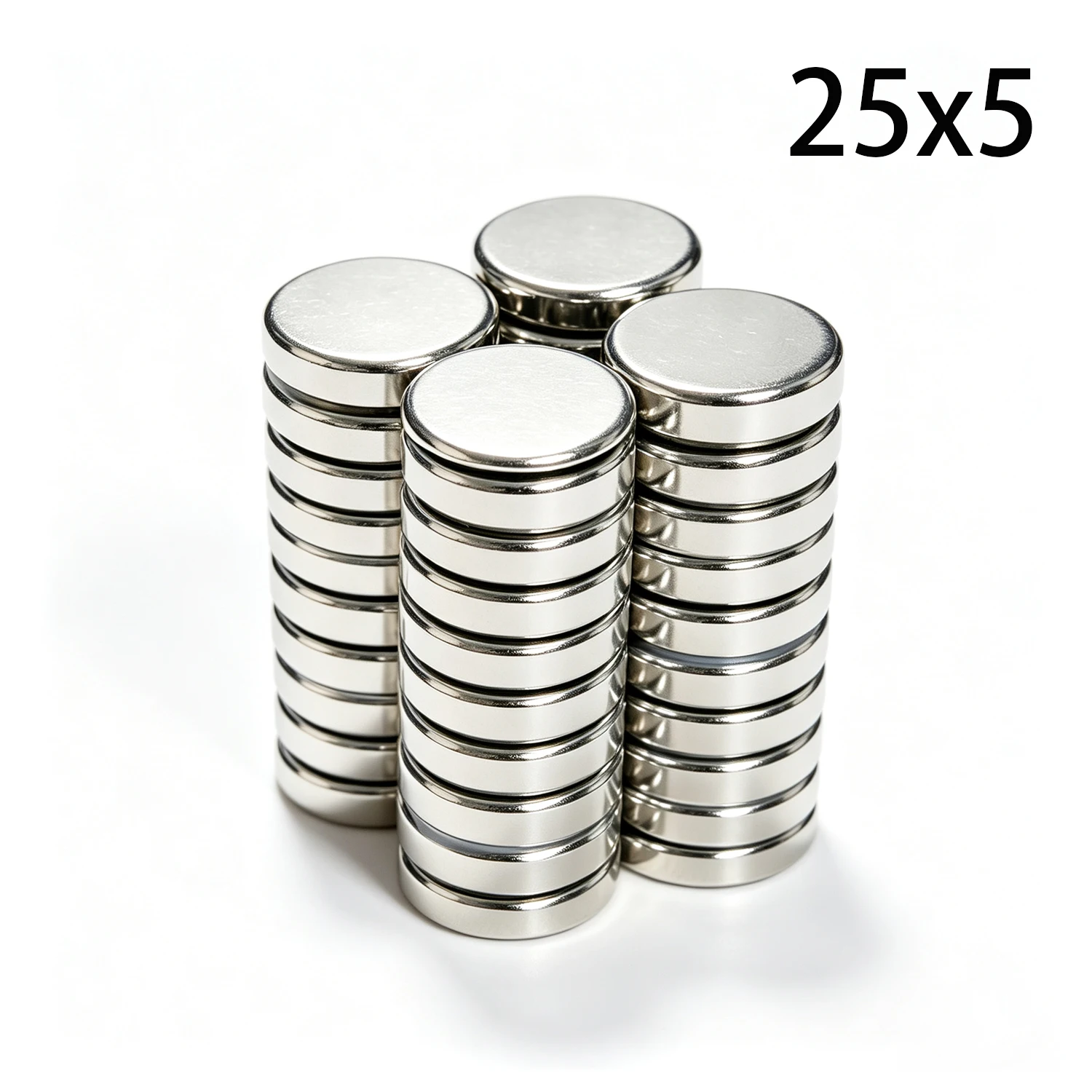 3/5/8/10Pcs 25x5 mm Magnet 25mm x 5mm Round Super Powerful Strong Permanent Magnetic Disc 25x5mm