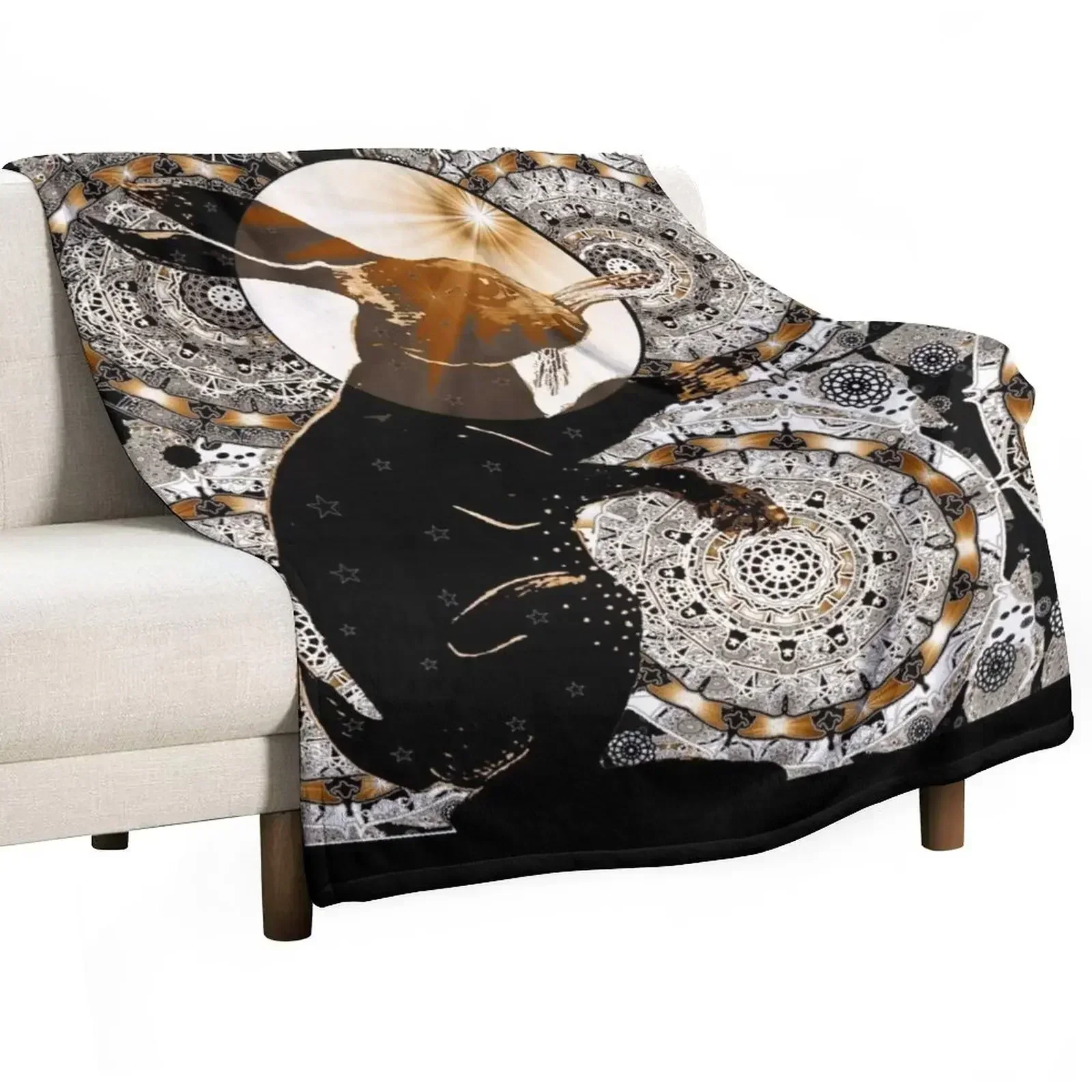 Nocturne Star Hare Throw Blanket Weighted Warm cosplay anime decorative Personalized Gift Sofa Throw Blankets