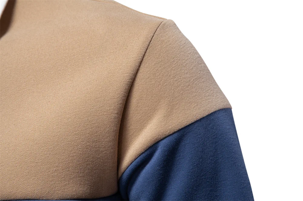Spring Long Sleeve Polo Collar Sweatshirt Men's Casual Premium Top