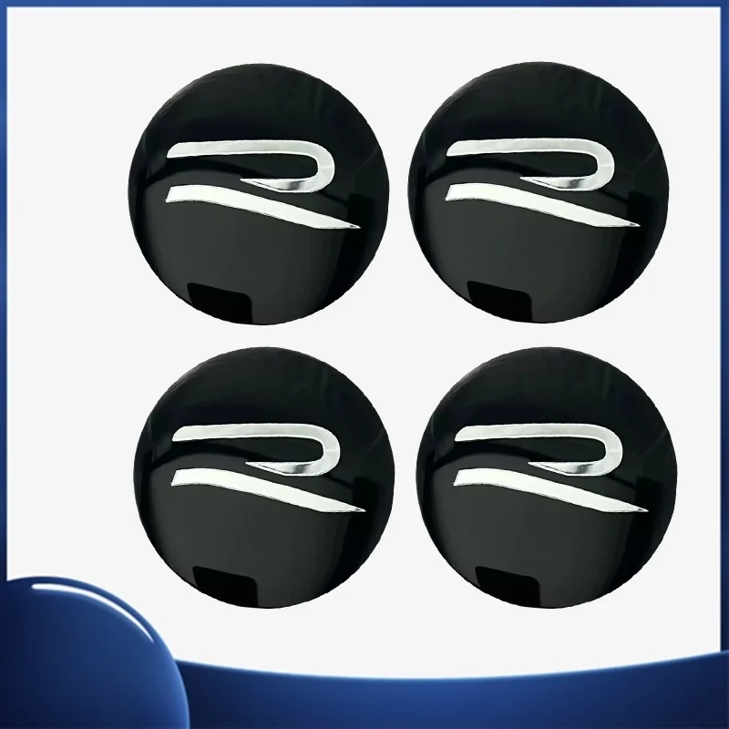 4pcs 60mm Car Wheel Center Sticker for Volkswagen Polo Golf 5 6 7 8 Passat Scirocco Lavida Santana Touran Touareg Tiguan MK7 MK6