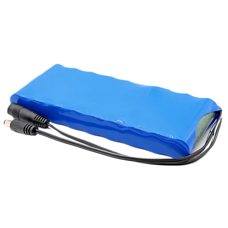 12V 9A DC18650 lithium ion battery portable rechargeable battery 12.6V 9000mAh battery/12.6V battery pack + 12.6V1A charger