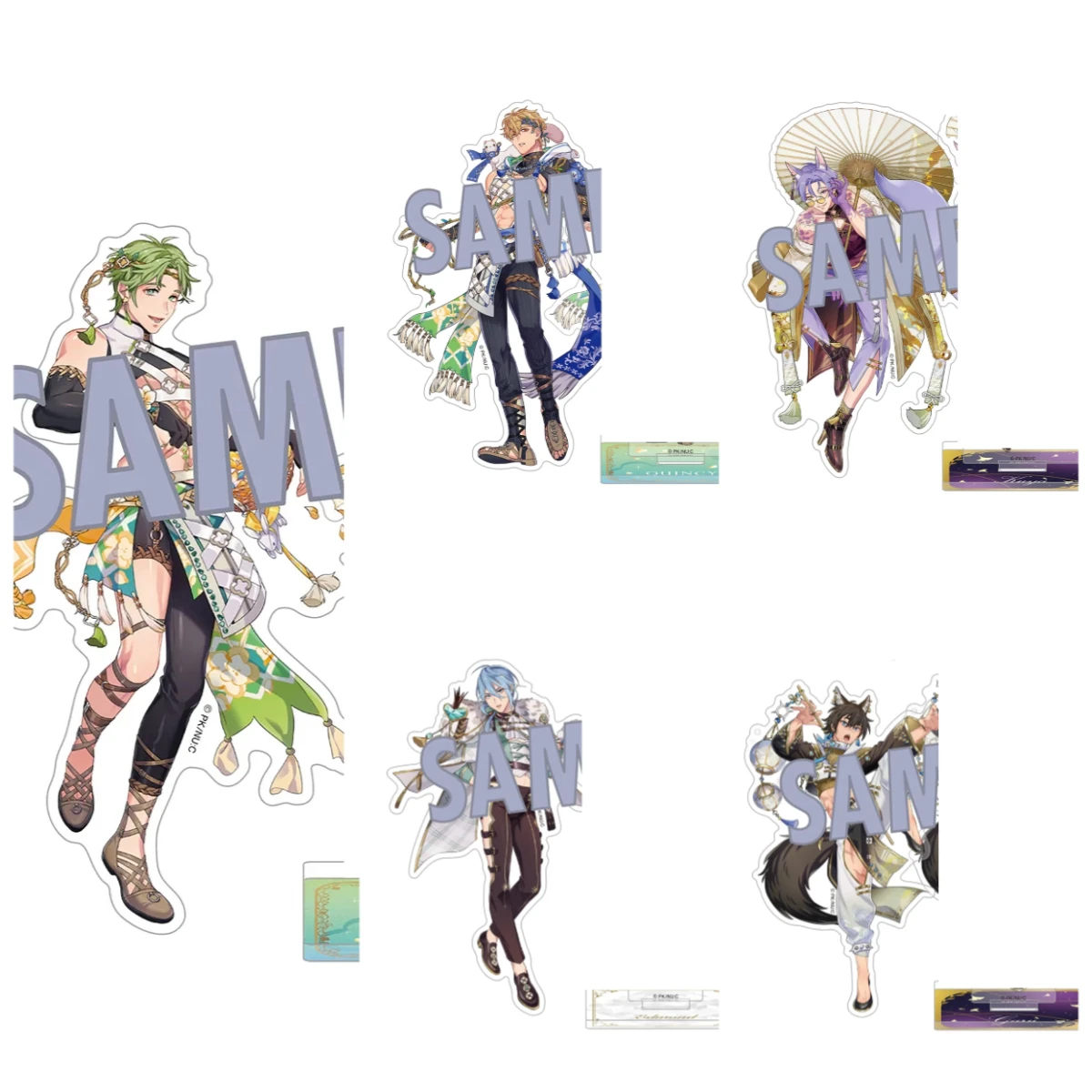 Jeu Olivine Quincy Eiden lame Yakumo Dante Aster Morvay support acrylique poupée Anime Figure modèle plaque Cosplay jouet cadeau