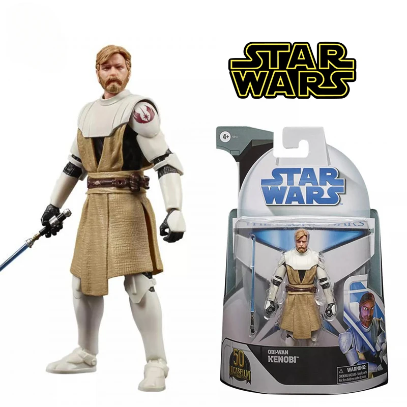 16cm Original Star Wars The Black Series The Clone Wars Obi-Wan Kenobi  Action Figure toys  collection