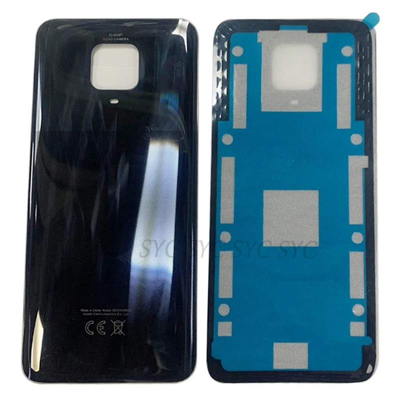 Rear Door Battery Cover Housing Case For Xiaomi Redmi Note 9S 9 Pro Back Cover with Logo Repair Parts
