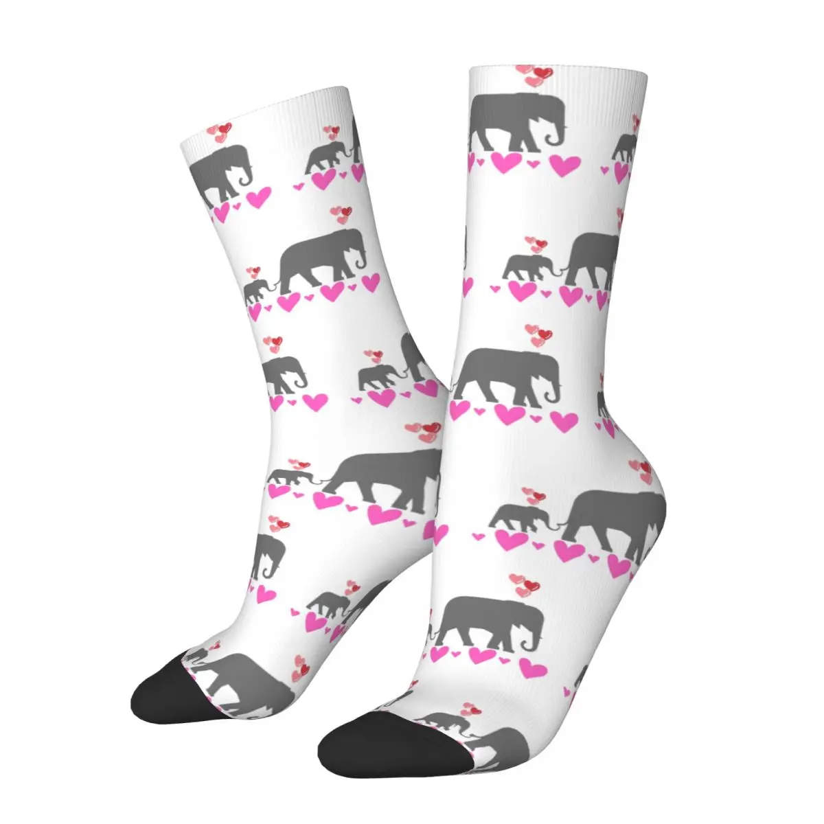 

Mom - Elephant Socks Harajuku Super Soft Stockings All Season Long Socks Accessories for Unisex Gifts