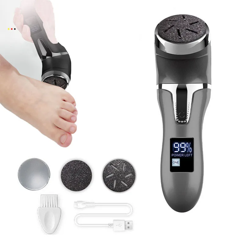 

Electric foot file foot grinder pedicure cleaner callus dead skin remover skin peeling device removedor de callos electrico