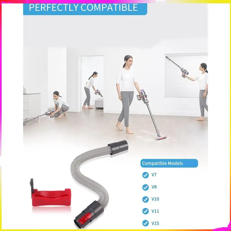 M04K Replacement Parts Hose Connector For Dyson V15 V11 V10 V8 V7 Vacuum Cleaner With Flexible Nozzle, Extension Hose Switch Cap